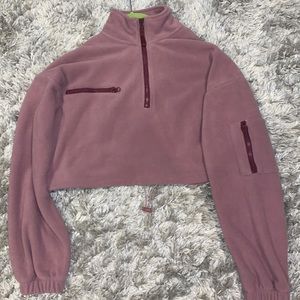 Forget 21 cropped zip up